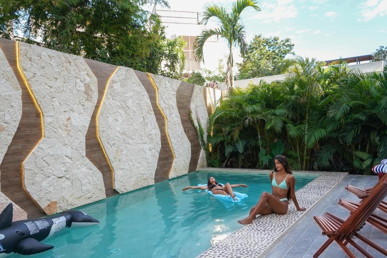 Luxury 2BR Condo w Private Jacuzzi, Fast Wifi, AC Tulum Zewnętrze zdjęcie
