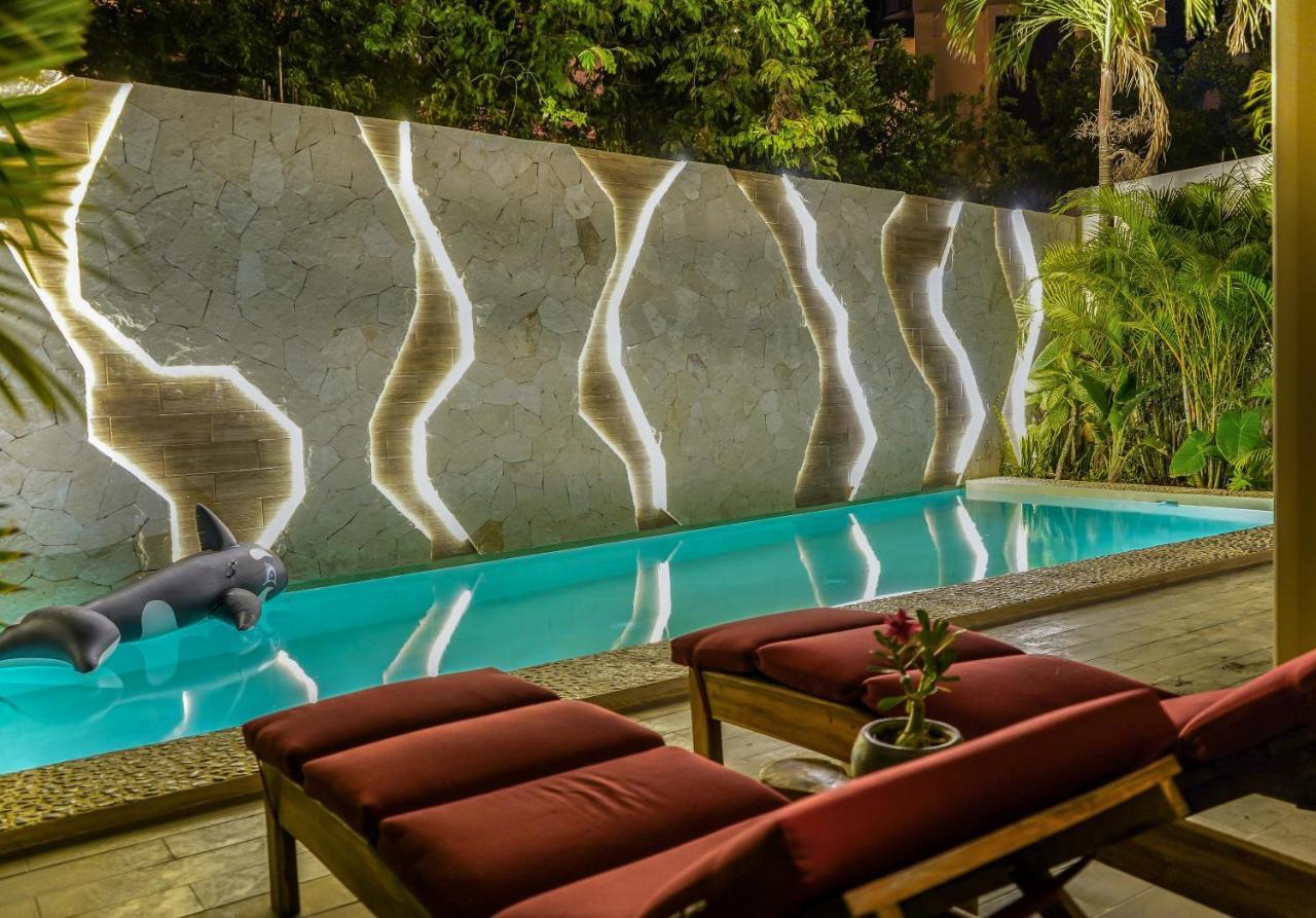 Luxury 2BR Condo w Private Jacuzzi, Fast Wifi, AC Tulum Zewnętrze zdjęcie
