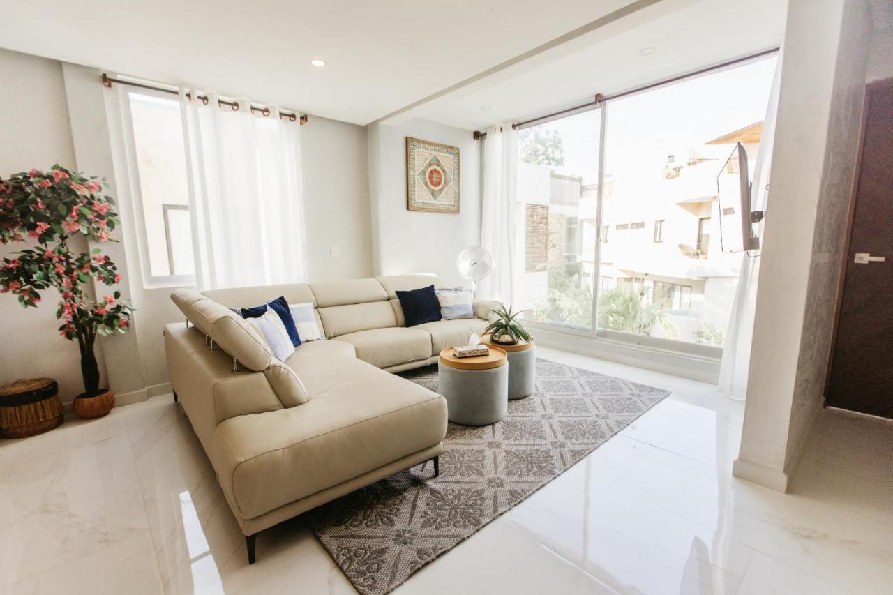 Luxury 2BR Condo w Private Jacuzzi, Fast Wifi, AC Tulum Zewnętrze zdjęcie