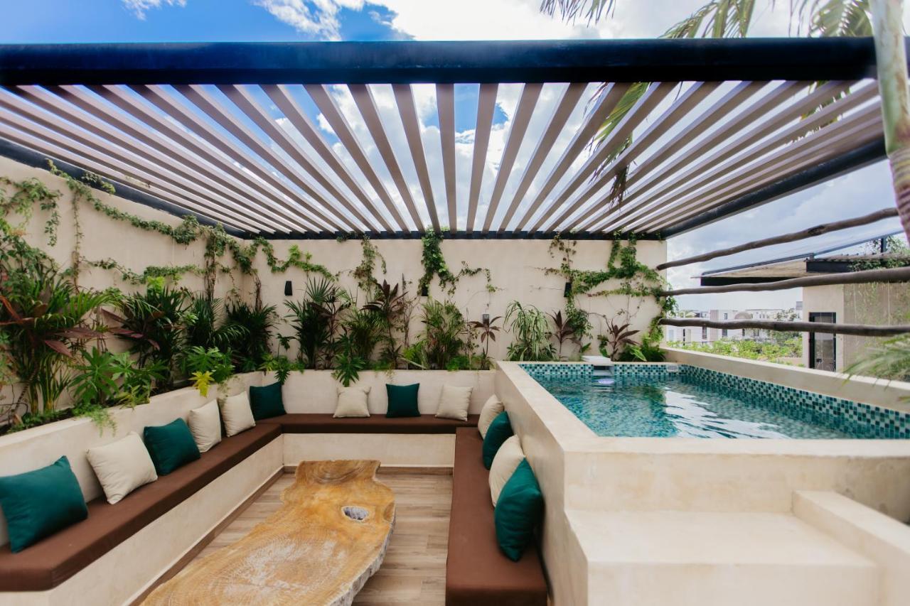 Luxury 2BR Condo w Private Jacuzzi, Fast Wifi, AC Tulum Zewnętrze zdjęcie