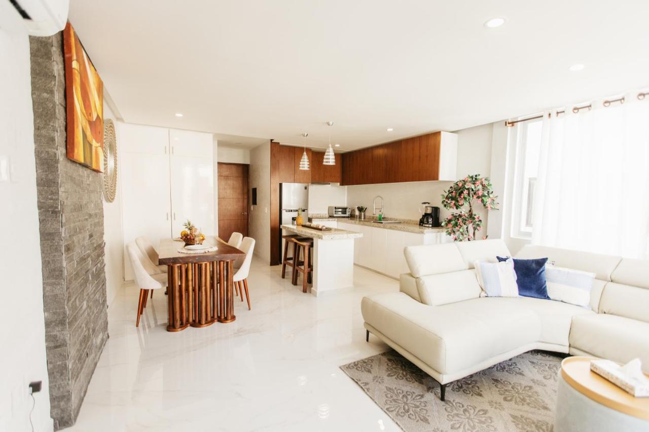 Luxury 2BR Condo w Private Jacuzzi, Fast Wifi, AC Tulum Zewnętrze zdjęcie